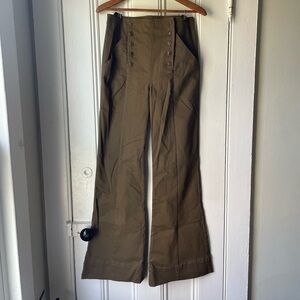 Ulla Johnson Ashton Highwaist Flare Sailor Pants